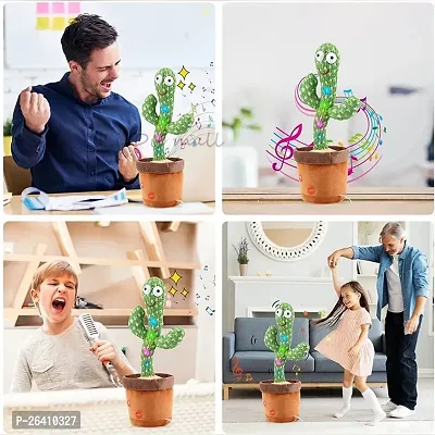 Singing  Dancing Cactus Decoration Toy Talking Recording Mainan Baby Boy Education Toy Kids Toys Baby Toy Gift-thumb4