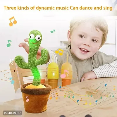 Children's Toy Dancing And Talking Cactus Plush Toy With Songs-thumb0