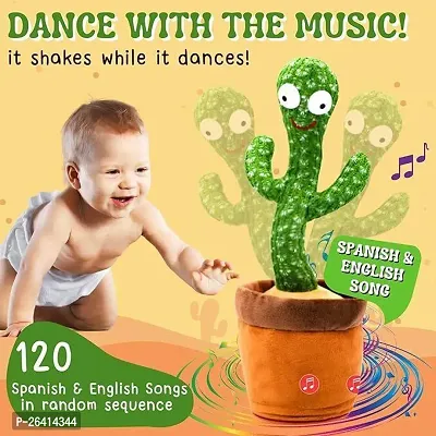 Children's Toy Dancing And Talking Cactus Plush Toy With Songs-thumb3