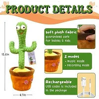 Children's Toy Dancing And Talking Cactus Plush Toy With Songs-thumb3
