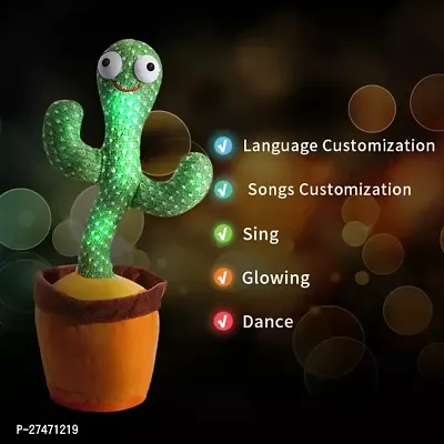 Toys Talking Cactus For Kids Dancing Cactus Toys Can Sing Wriggle  Singing ,Recording..-thumb4