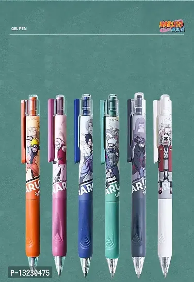 BOENJOY Gifts Naruto Series Anime Pen | 1 Piece | Black Pen | Extra Smooth | Naruto | Kakashi | Itachi | Jiraiya | Sasuke | Sakura (Itachi Style A)-thumb2