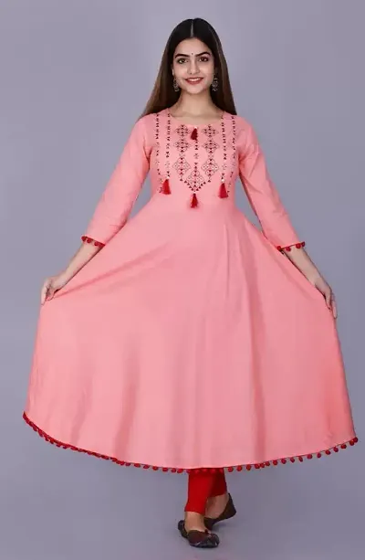 Top Rated Rayon Anarkali Kurtis