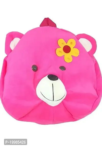 Round Super Soft Pink  Dogee Kids School Bag Soft Plush Backpacks Cartoon Boys Girls Baby 2-5 Years