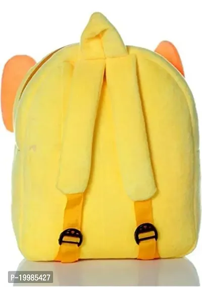 Super Soft Baby Elephant Kids School Bag Soft Plush Backpacks Cartoon Boys Girls Baby 2-5 Years Yellow-thumb4