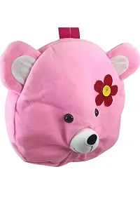 Round Super Soft Hot Pink Dogee Kids School Bag Soft Plush Backpacks Cartoon Boys Girls Baby 2-5 Years-thumb1