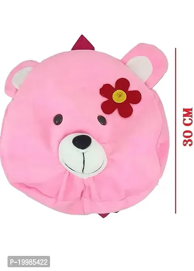 Round Super Soft Hot Pink Dogee Kids School Bag Soft Plush Backpacks Cartoon Boys Girls Baby 2-5 Years-thumb3