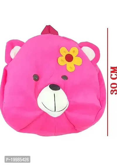 Round Super Soft Pink  Dogee Kids School Bag Soft Plush Backpacks Cartoon Boys Girls Baby 2-5 Years-thumb2