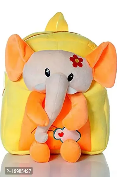 Super Soft Baby Elephant Kids School Bag Soft Plush Backpacks Cartoon Boys Girls Baby 2-5 Years Yellow