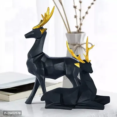 Beautiful Resin Deer Fantasy Showpiece-thumb0