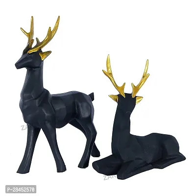 Beautiful Resin Deer Fantasy Showpiece-thumb4