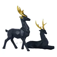 Beautiful Resin Deer Fantasy Showpiece-thumb1