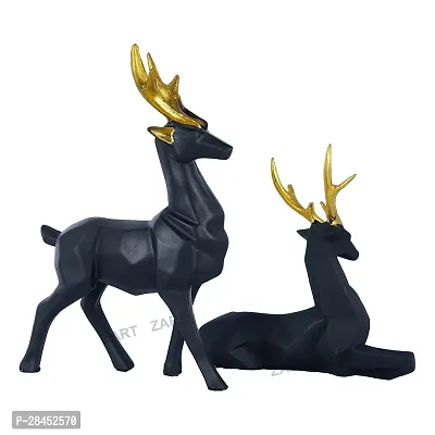 Beautiful Resin Deer Fantasy Showpiece-thumb2