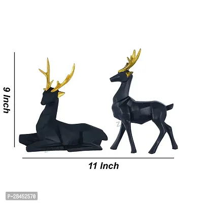 Beautiful Resin Deer Fantasy Showpiece-thumb5