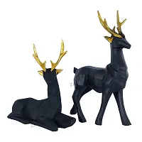 Beautiful Resin Deer Fantasy Showpiece-thumb2