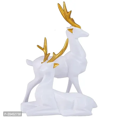 Beautiful Resin Deer Showpiece-thumb3