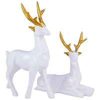 Beautiful Resin Deer Showpiece-thumb1