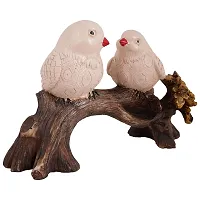 Beautiful Sparrow Pair Statue Home Decorative Showpiece-thumb2