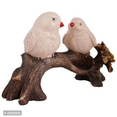 Beautiful Sparrow Pair Statue Home Decorative Showpiece-thumb3