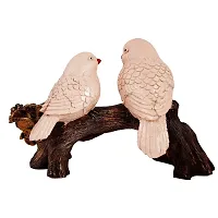 Beautiful Sparrow Pair Statue Home Decorative Showpiece-thumb3