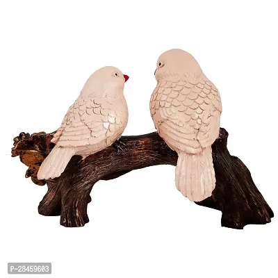 Beautiful Sparrow Pair Statue Home Decorative Showpiece-thumb4