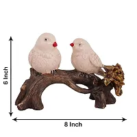 Beautiful Sparrow Pair Statue Home Decorative Showpiece-thumb4