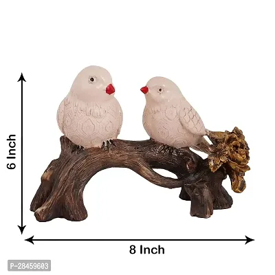 Beautiful Sparrow Pair Statue Home Decorative Showpiece-thumb5