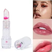 2 Magic Jelly Flower Lipstick Temperature Changing Lipstick (Pink 10 ml)-thumb3