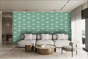 WALL TRUST 1000 CM X 45 CM GREEN RIPPLE SELF ADHESIVE WALLPAPER FOR LIVING ROOM BED ROOM KITCHEN HALL PEEL AND STICK VINYL WALLPAPER-45 SQFT APPROX-thumb2