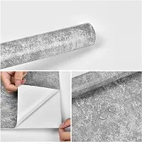 WALL TRUST 1000 CM  X 45 CM GREY MARBLES SELF ADHESIVE WALLPAPER FOR LIVING ROOM BED ROOM KITCHEN HALL PEEL AND STICK VINYL WALLPAPER-45 SQFT APPROX-thumb3