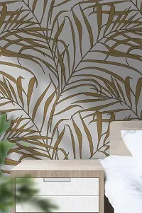 WALL TRUST 1000 CM X 45 CM PALM LEAVES SELF ADHESIVE WALLPAPER FOR LIVING ROOM BED ROOM KITCHEN HALL PEEL AND STICK VINYL WALLPAPER-45 SQFT APPROX-thumb3