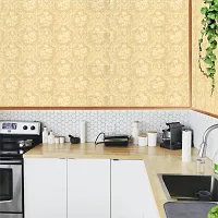 WALL TRUST 2000 x 45 CM EMBOSSED FLORAL SELF ADHESIVE WALLPAPER FOR LIVING ROOM BED ROOM KITCHEN HALL PEEL AND STICK VINYL WALLPAPER -90 SQFT-thumb4