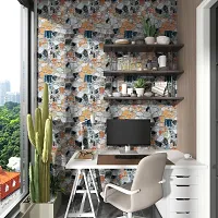 Self Adhesive Wall Paper for Living Room Peel and Stick Vinyl Wall Paper-thumb2