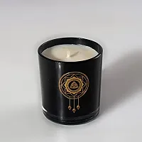 MAHONIE Glass Single Wicked Soy Wax Candle (Sparkling Citron and Oak Barrel Vanilla) (M003)-thumb3
