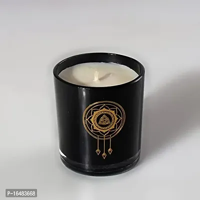 MAHONIE Glass Single Wicked Soy Wax Candle (Sparkling Citron and Oak Barrel Vanilla) (M003)-thumb4