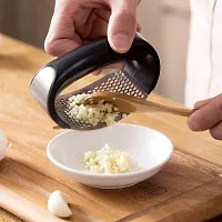 Garlic Press Stainless Steel, Garlic Press, Garlic Mincer, Garlic Crusher, Garlic Press Rocker, Garlic Masher, Garlic Rocker, Dishwasher Safe-thumb3