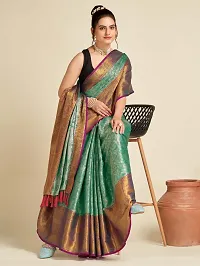 Pure Tissue Silk Saree with Running Blouse-thumb2