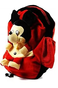 Mickey Mouse Cute Teddy Soft Toy School Bag for Kids-thumb2