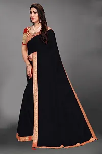 Stylish Fancy Designer Chiffon Saree With Blouse Piece For Women-thumb3