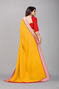 Stylish Fancy Designer Cotton Silk Saree With Blouse Piece For Women-thumb4