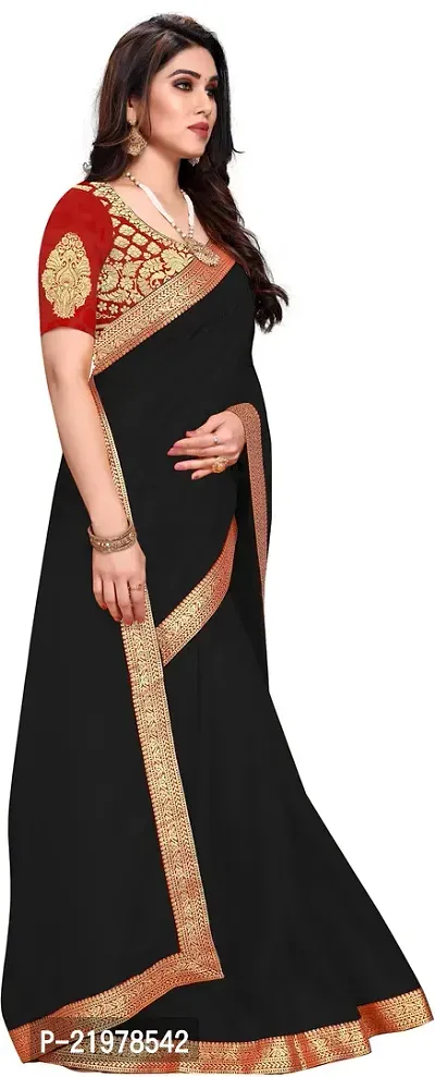 Stylish Fancy Designer Chiffon Saree With Blouse Piece For Women-thumb4