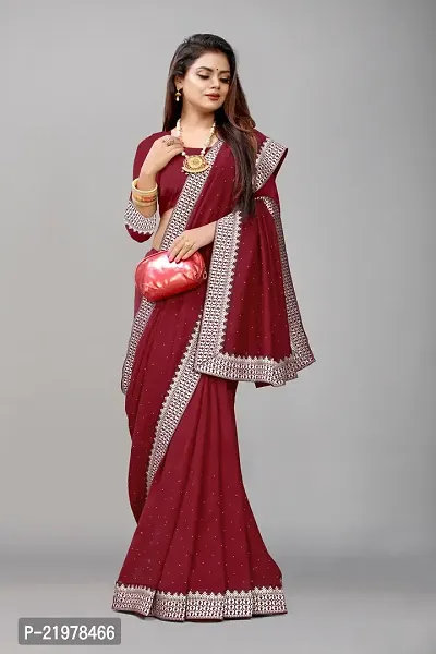 Stylish Fancy Designer Cotton Silk Saree With Blouse Piece For Women-thumb5