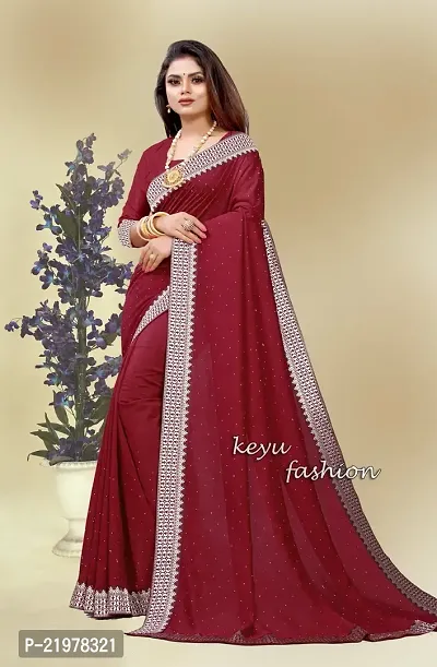 Stylish Fancy Designer Georgette Saree With Blouse Piece For Women-thumb3