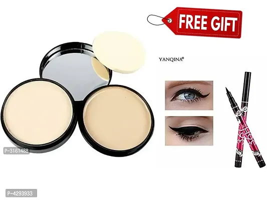 2-In-1 High Quality Compact With 36Hr. Smudge Proof Eyeliner