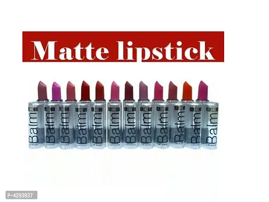 Matte Lipstick Pack Of 12 All Colors-thumb0