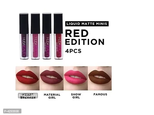 Liquid Matte Red Edition Lipsticks Pack Of 4