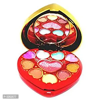 Ads waterproof Makeup kit Blusher+Eye shadow+Compact Powder+ Lip color+ 2 Brushes-thumb0