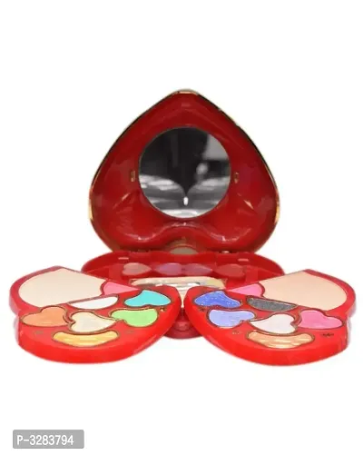 Absolute waterproof Makeup kit Blusher+Eye shadow+Compact Powder+ Lip color+ 2 Brushes+ Puff