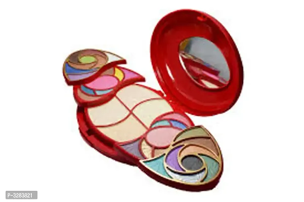 Absolute waterproof Makeup kit Blusher+Eye shadow+Compact Powder+ Lip color+ 2 Brushes+ Puff-thumb0