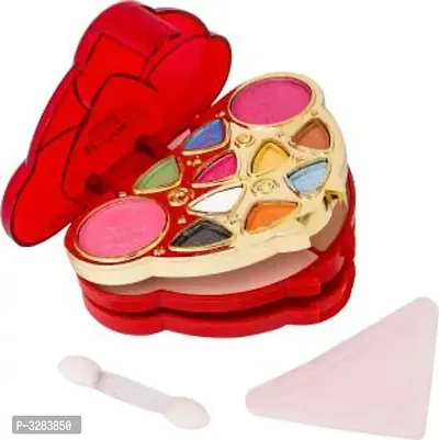 Absolute waterproof Makeup kit Blusher+Eye shadow+Compact Powder+ Lip color+ 2 Brushes+ Puff